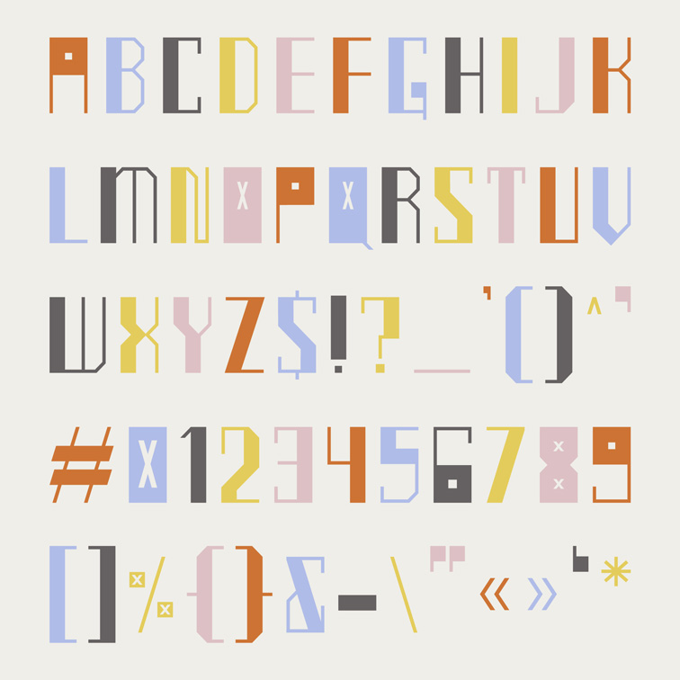 Boulevard 28 Typeface Design